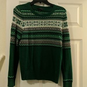 Green Fair Isle Sweater